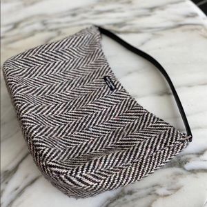 Gently used Vintage Herringbone Tweed Kate Spade bag